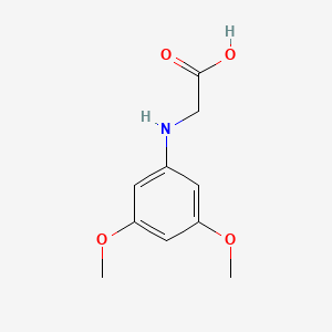 molecular formula C10H13NO4 B3207563 (3,5-Dimethoxy-phenylamino)-acetic acid CAS No. 104412-19-3