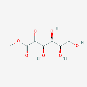 molecular formula C7H12O7 B032077 xylo-2-Hexulosonic acid, methyl ester CAS No. 67776-07-2