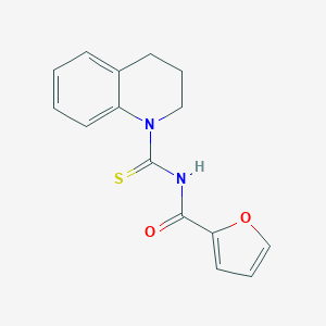 molecular formula C15H14N2O2S B320774 N-(3,4-dihydro-1(2H)-quinolinylcarbonothioyl)-2-furamide 