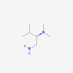 molecular formula C7H18N2 B3207770 (2S)-N~2~,N~2~,3-trimethyl-1,2-butanediamine CAS No. 1048692-59-6