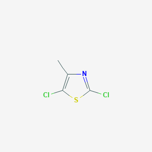 molecular formula C4H3Cl2NS B3208790 2,5-Dichloro-4-methyl-1,3-thiazole CAS No. 105315-49-9