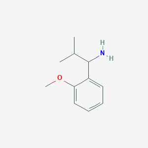 molecular formula C11H17NO B3208941 1-(2-Methoxyphenyl)-2-methylpropan-1-amine CAS No. 105598-03-6