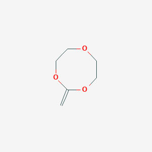 molecular formula C6H10O3 B3208962 1,3,6-Trioxocane, 2-methylene- CAS No. 105649-50-1