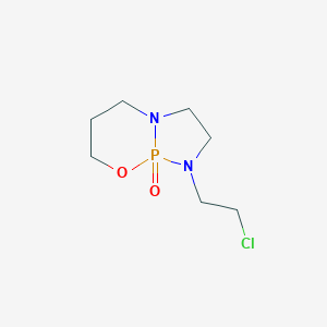 molecular formula C7H14ClN2O2P B032092 1-(2-Chloroethyl)tetrahydro-1H,5H-[1,3,2]diazaphospholo[2,1-b][1,3,2]oxazaphosphorine 9-oxide CAS No. 64724-10-3