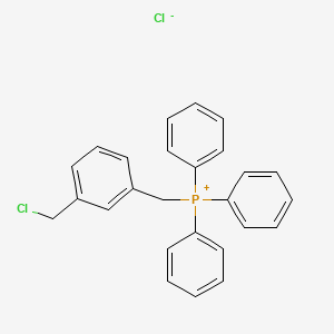 molecular formula C26H23Cl2P B3209495 (3-Chloromethylbenzyl)triphenylphosphonium chloride CAS No. 1059041-55-2