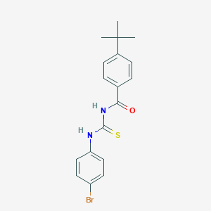 molecular formula C18H19BrN2OS B320970 N-[(4-bromophenyl)carbamothioyl]-4-tert-butylbenzamide 