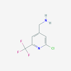 (2-Chloro-6-(trifluoromethyl)pyridin-4-YL)methanamine