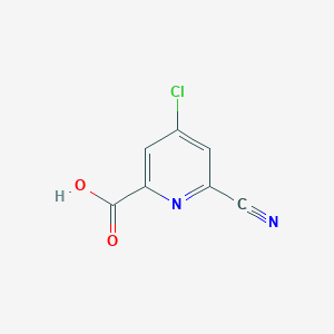 4-Chloro-6-cyanopicolinic acid