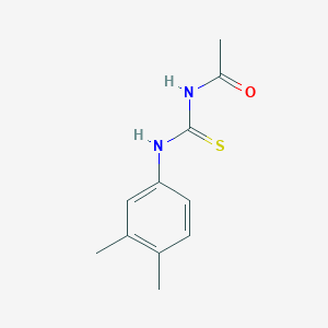 molecular formula C11H14N2OS B321010 N-[(3,4-dimethylphenyl)carbamothioyl]acetamide 