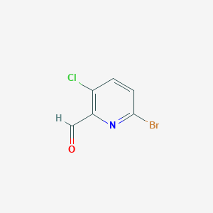 6-Bromo-3-chloropicolinaldehyde