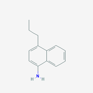 molecular formula C13H15N B3210159 4-Propylnaphthalen-1-amine CAS No. 106213-87-0
