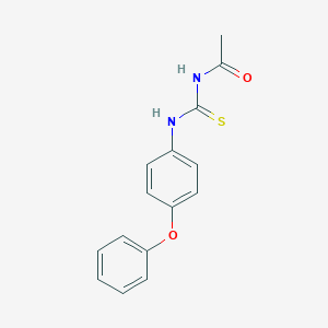 molecular formula C15H14N2O2S B321016 N-[(4-phenoxyphenyl)carbamothioyl]acetamide 