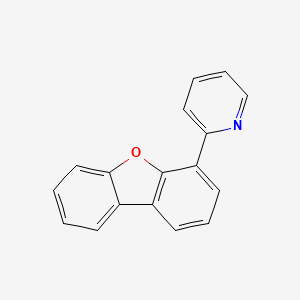molecular formula C17H11NO B3210194 2-(dibenzo[b,d]furan-4-yl)pyridine CAS No. 1062595-43-0