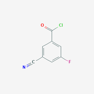 3-Cyano-5-fluoro-benzoic acid chloride