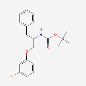 tert-Butyl (1-(3-bromophenoxy)-3-phenylpropan-2-yl)carbamate