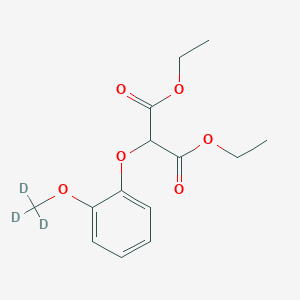 Propanedioic acid, 2-[2-(methoxy-d3)phenoxy]-, 1,3-diethyl ester