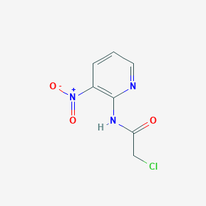 molecular formula C7H6ClN3O3 B3210234 2-Chloro-N-(3-nitro-pyridin-2-yl)-acetamide CAS No. 1065483-83-1