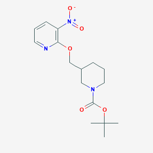 3-(3-Nitro-pyridin-2-yloxymethyl)-piperidine-1-carboxylic acid tert-butyl ester