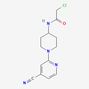 2-Chloro-N-(4'-cyano-3,4,5,6-tetrahydro-2H-[1,2']bipyridinyl-4-yl)-acetamide