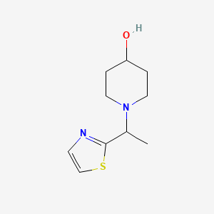 1-(1-(Thiazol-2-yl)ethyl)piperidin-4-ol
