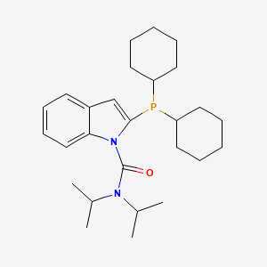 2-(Dicyclohexylphosphino)-N,N-bis(1-methylethyl)-1H-indole-1-carboxamide