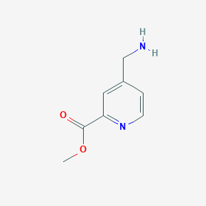 molecular formula C8H10N2O2 B3210589 Methyl 4-(aminomethyl)picolinate CAS No. 1072707-62-0