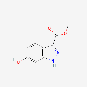 molecular formula C9H8N2O3 B3210870 6-Hydroxy-3-indazolecarboxylic acid methyl ester CAS No. 1082040-54-7