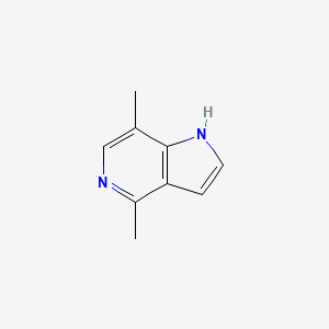 molecular formula C9H10N2 B3210919 4,7-dimethyl-1H-pyrrolo[3,2-c]pyridine CAS No. 1082041-07-3