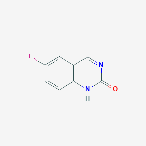 molecular formula C8H5FN2O B3211207 6-fluoroquinazolin-2(1H)-one CAS No. 1085458-48-5