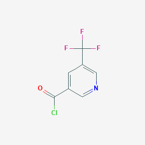 molecular formula C7H3ClF3NO B3211687 5-(trifluoromethyl)pyridine-3-carbonyl chloride CAS No. 1092506-65-4