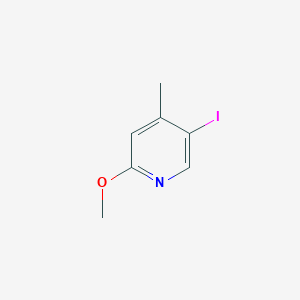 molecular formula C7H8INO B3211750 5-Iodo-2-methoxy-4-methylpyridine CAS No. 1092978-69-2