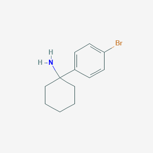 molecular formula C12H16BrN B3211874 1-(4-Bromophenyl)cyclohexan-1-amine CAS No. 1094442-21-3