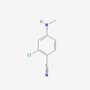 molecular formula C8H7ClN2 B3211882 2-Chloro-4-(methylamino)benzonitrile CAS No. 1094493-82-9