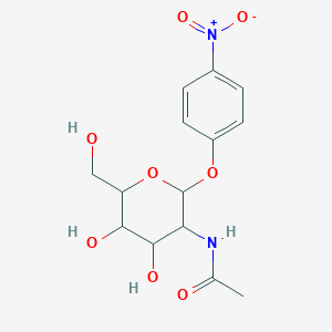 molecular formula C14H18N2O8 B3211921 N-[4,5-dihydroxy-6-(hydroxymethyl)-2-(4-nitrophenoxy)oxan-3-yl]acetamide CAS No. 1094828-82-6