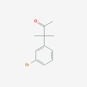 3-(3-Bromophenyl)-3-methylbutan-2-one