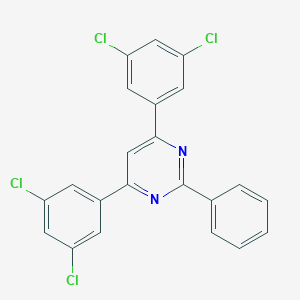 Pyrimidine, 4,6-bis(3,5-dichlorophenyl)-2-phenyl-