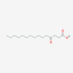 molecular formula C15H28O3 B3212211 4-Oxopentadecanoic acid CAS No. 109788-69-4