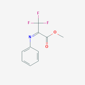 Methyl 3,3,3-trifluoro-2-(phenylimino)propanoate