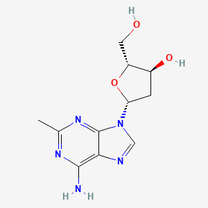 B3213012 Adenosine, 2'-deoxy-2-methyl- CAS No. 110952-90-4