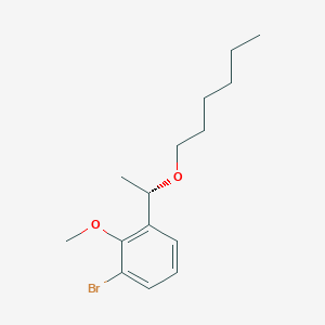 (S)-1-Bromo-3-(1-(hexyloxy)ethyl)-2-methoxybenzene