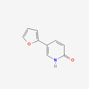 B3213055 5-(Furan-2-yl)pyridin-2(1H)-one CAS No. 1111106-28-5
