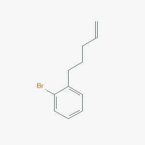 molecular formula C11H13B B3213431 1-Bromo-2-(pent-4-en-1-yl)benzene CAS No. 1119036-64-4