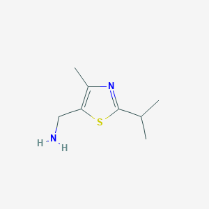 (2-Isopropyl-4-methylthiazol-5-yl)methanamine
