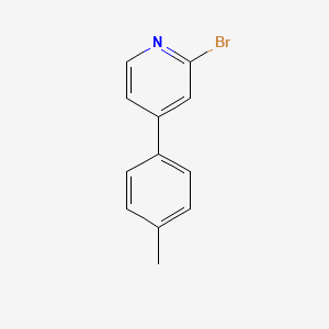 molecular formula C12H10BrN B3213504 2-Bromo-4-(4-methylphenyl)pyridine CAS No. 111971-30-3