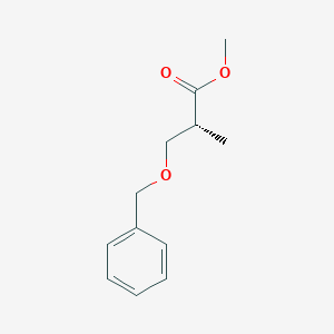 Propanoic acid, 2-methyl-3-(phenylmethoxy)-, methyl ester, (R)-
