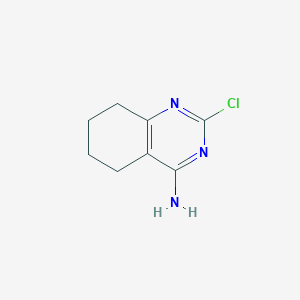 molecular formula C8H10ClN3 B3213793 4-Quinazolinamine, 2-chloro-5,6,7,8-tetrahydro- CAS No. 1127-86-2