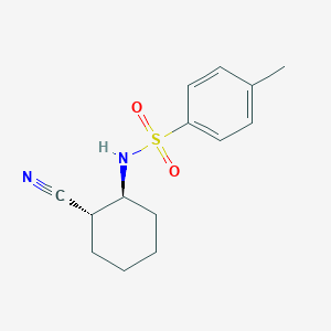 Benzenesulfonamide, N-[(1S,2S)-2-cyanocyclohexyl]-4-methyl-