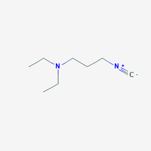 molecular formula C8H16N2 B3213883 diethyl(3-isocyanopropyl)amine CAS No. 112989-88-5