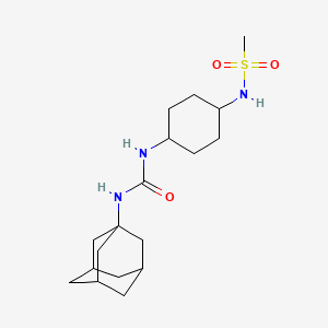 1-(1-Adamantyl)-3-[4-(methanesulfonamido)cyclohexyl]urea