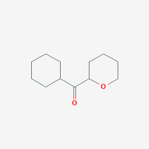 Cyclohexyl(tetrahydro-2H-pyran-2-yl)methanone